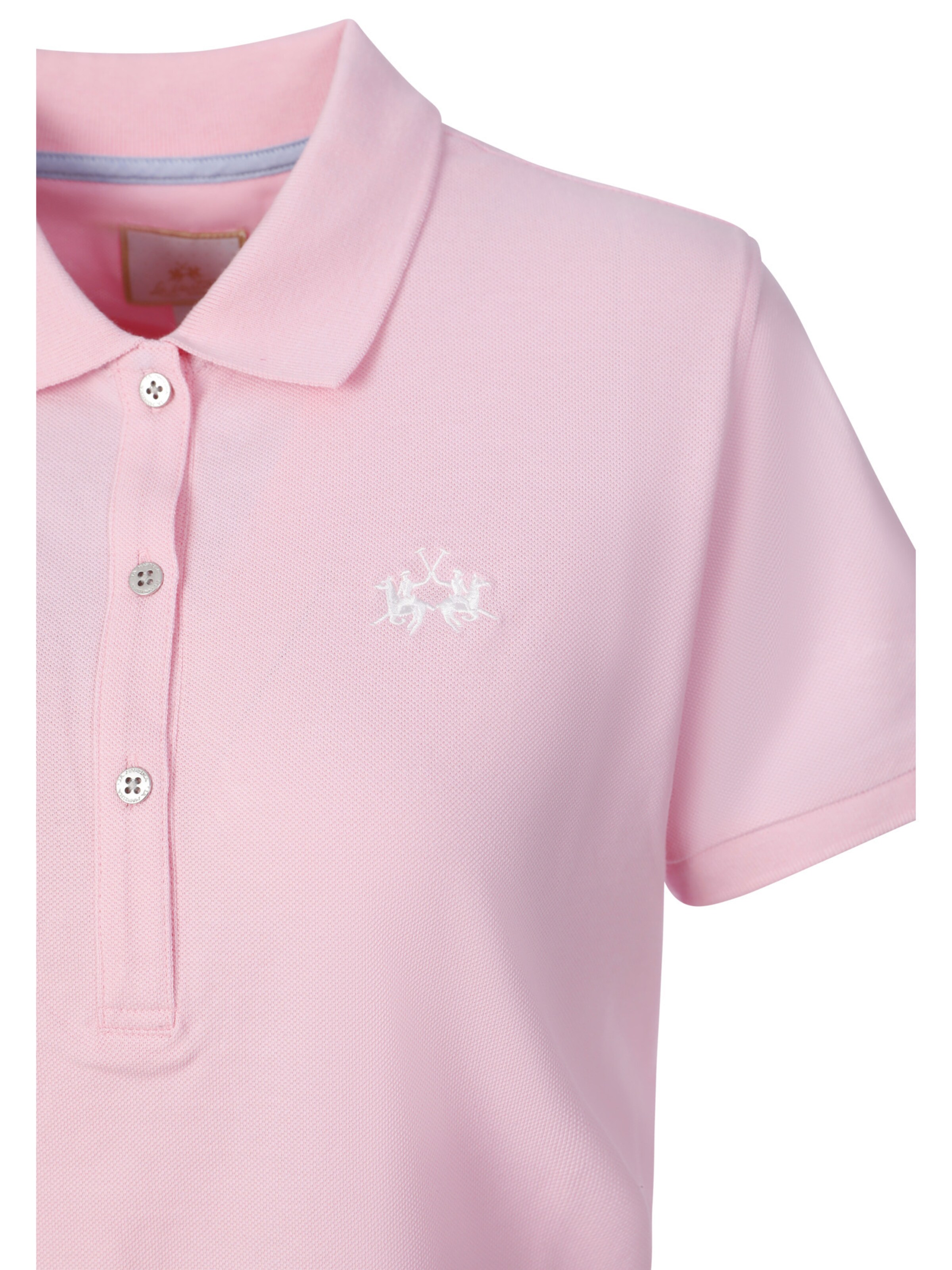 La Martina Poloshirt ' WCP006 ' in Pink
