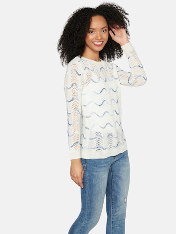 Pull-over KOROSHI en blanc