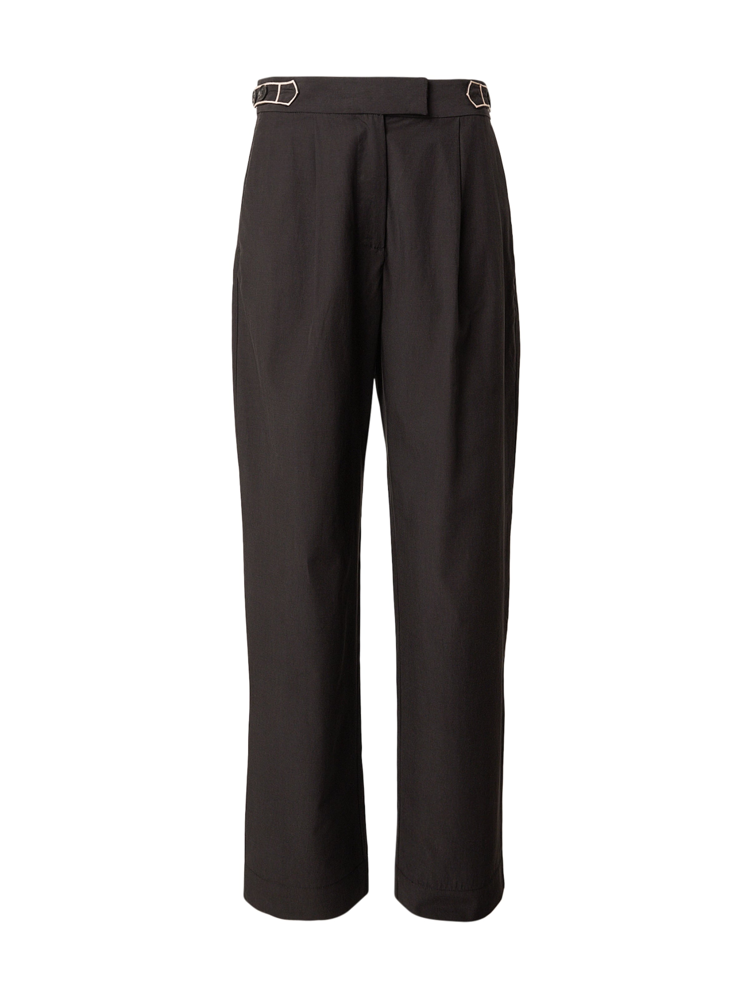 SCOTCH & SODA Wide Leg Hose 'QUINN' in Braun: Vorderseite