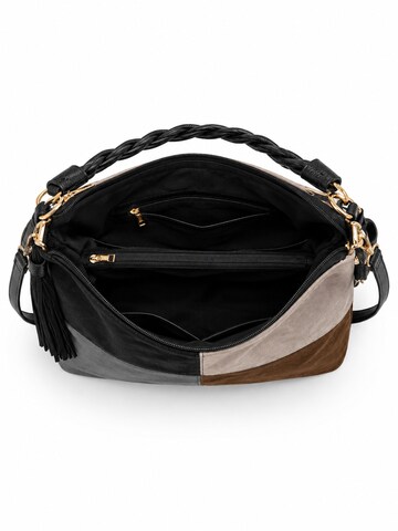 COLLEZIONE ALESSANDRO Shoulder Bag 'Patchwork' in Black