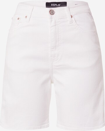 REPLAY Regular Jeans 'SHIRBEY' in White: front