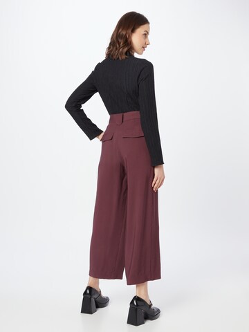 Wide Leg Pantalon 'Valentine' ABOUT YOU en marron