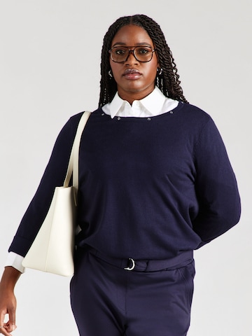 SAMOON Pullover in Blau: Vorderseite