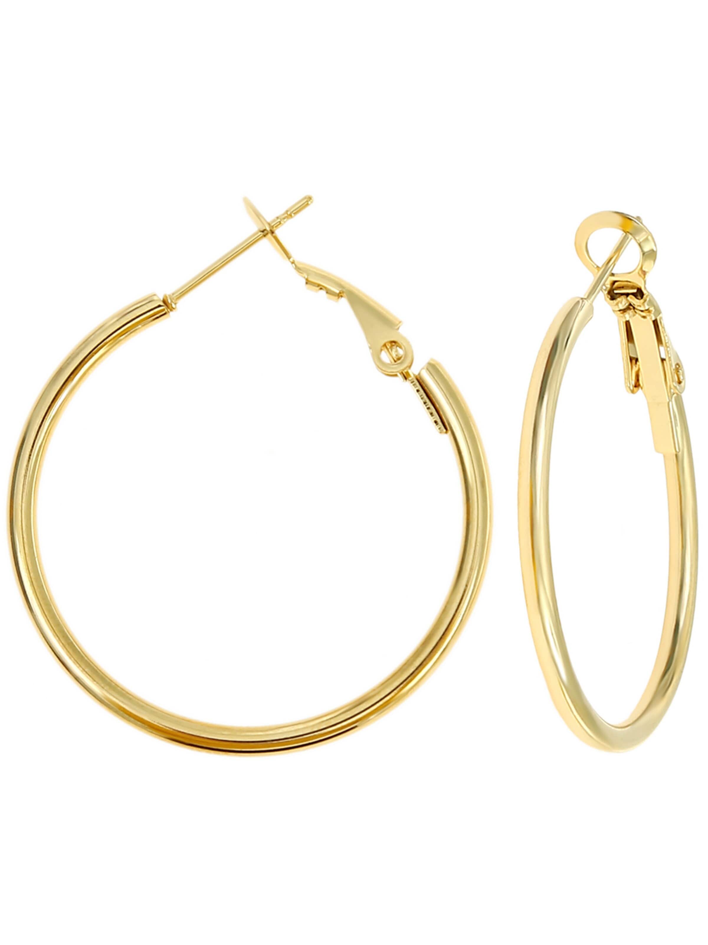 Made by Nami Earrings 'Goldkreolen' in Gold: front