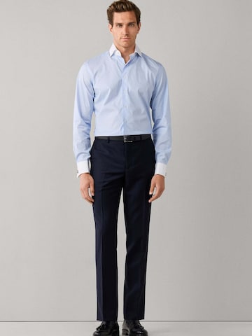 Coupe regular Chemise business Hackett London en bleu