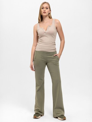 Anou Anou - Bootcut Calças em verde