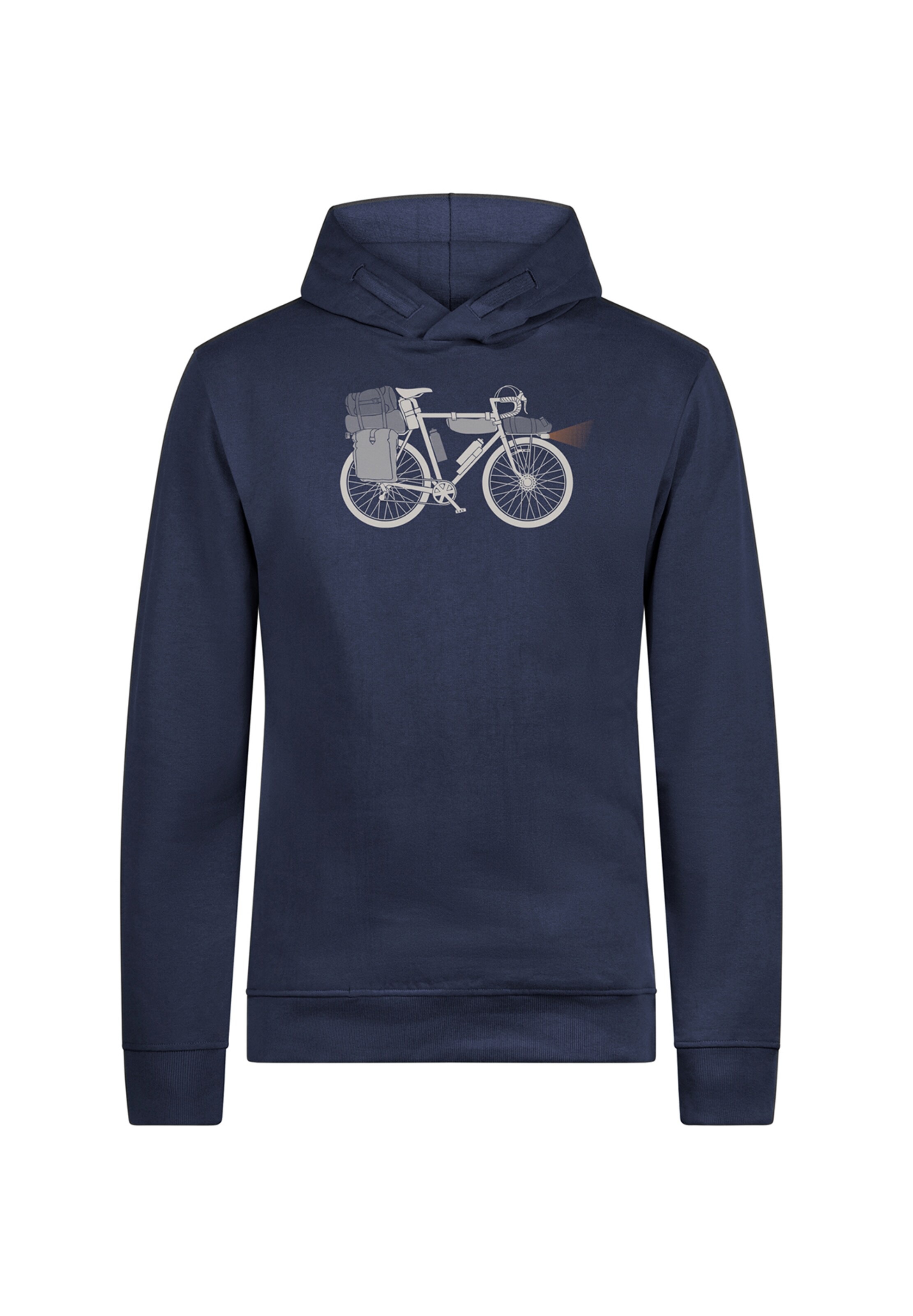 GREENBOMB Sweatshirt 'Bike Night' in Blauw: voorkant