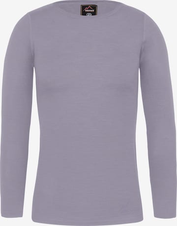 T-shirt ' Mandurah ' normani en violet : devant