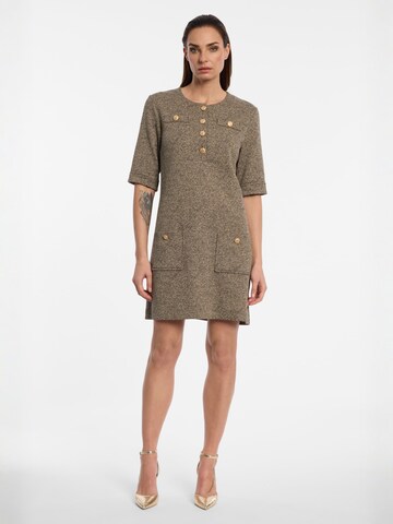Ana Alcazar Dress ' Enlyroa ' in Brown