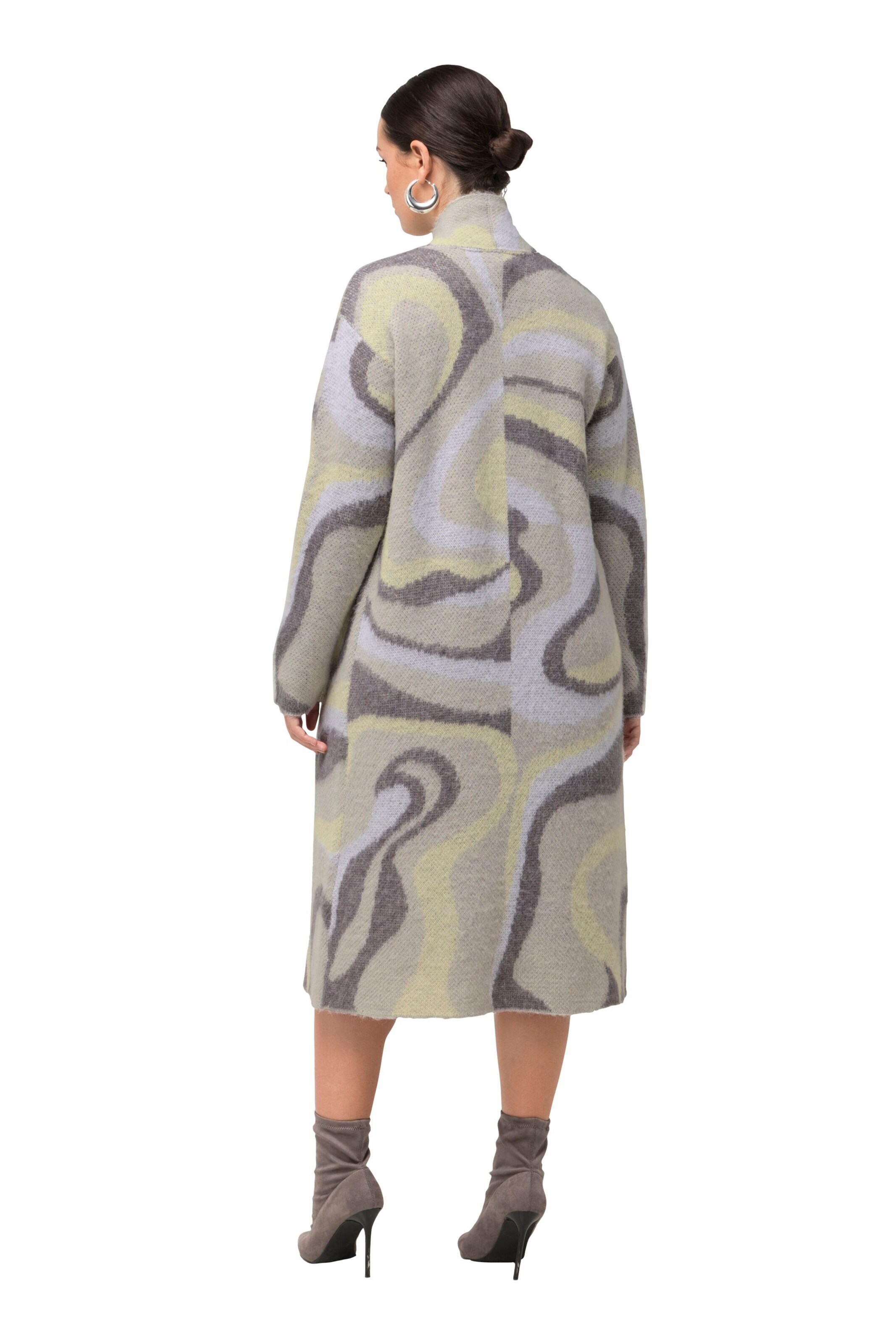 Ulla Popken Knit cardigan in Grey