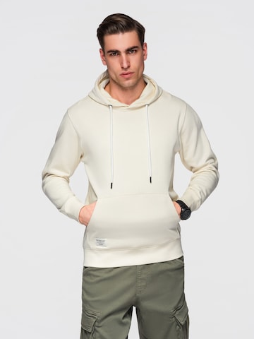 Sweat-shirt Ombre en beige