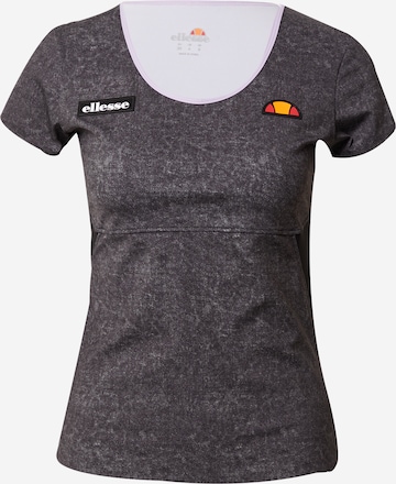 ELLESSE - Camiseta funcional en negro: frente