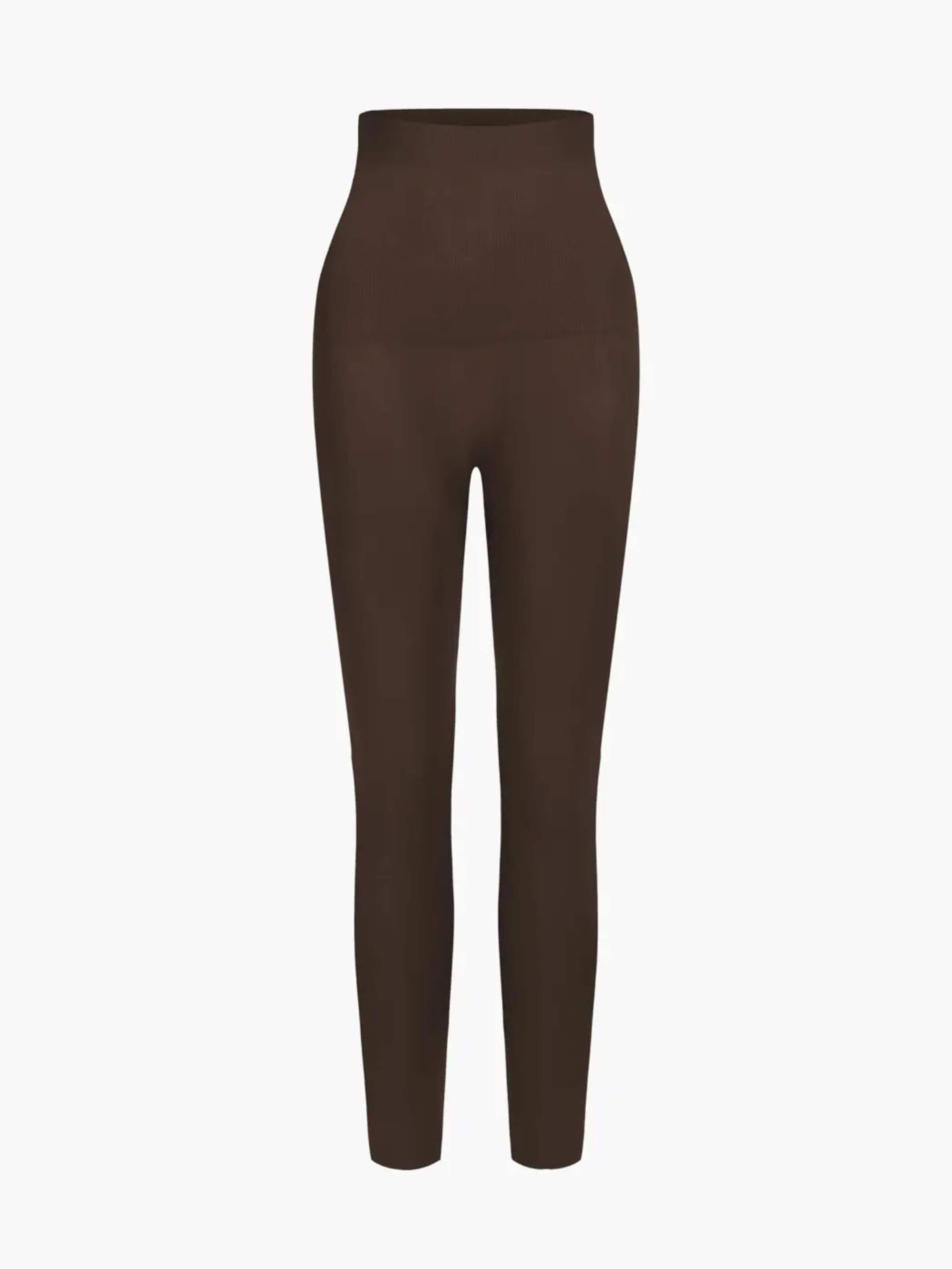 cfab (formerly creamy fabrics) Shapingbyxa 'Seamless Shaping Leggings' i brun: framsida