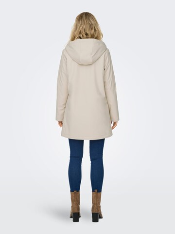 ONLY Functionele mantel 'Sally' in Beige: voorkant