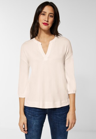 STREET ONE Blouse in Roze: voorkant