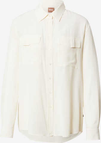 BOSS Orange Blouse 'Biventi' in White: front