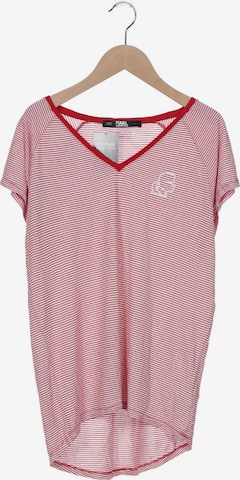 Karl Lagerfeld T-Shirt L in Rot: predná strana
