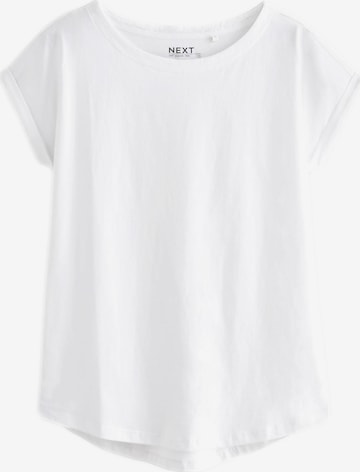 T-shirt Next en blanc : devant