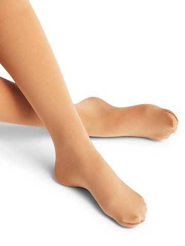 FALKE Overknee Strümpfe 'Seidenglatt' in Beige