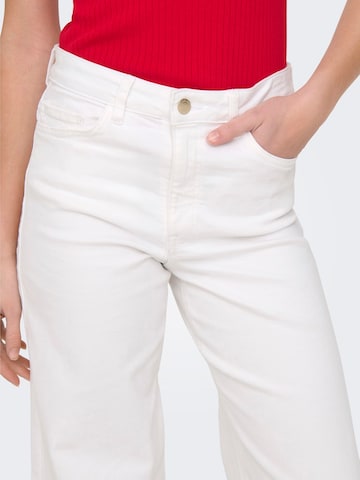 JDY Wide leg Jeans 'JDYFelina-Fina' i vit