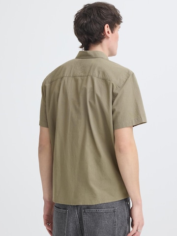BLEND Comfort fit Button Up Shirt ' BHAvan ' in Green