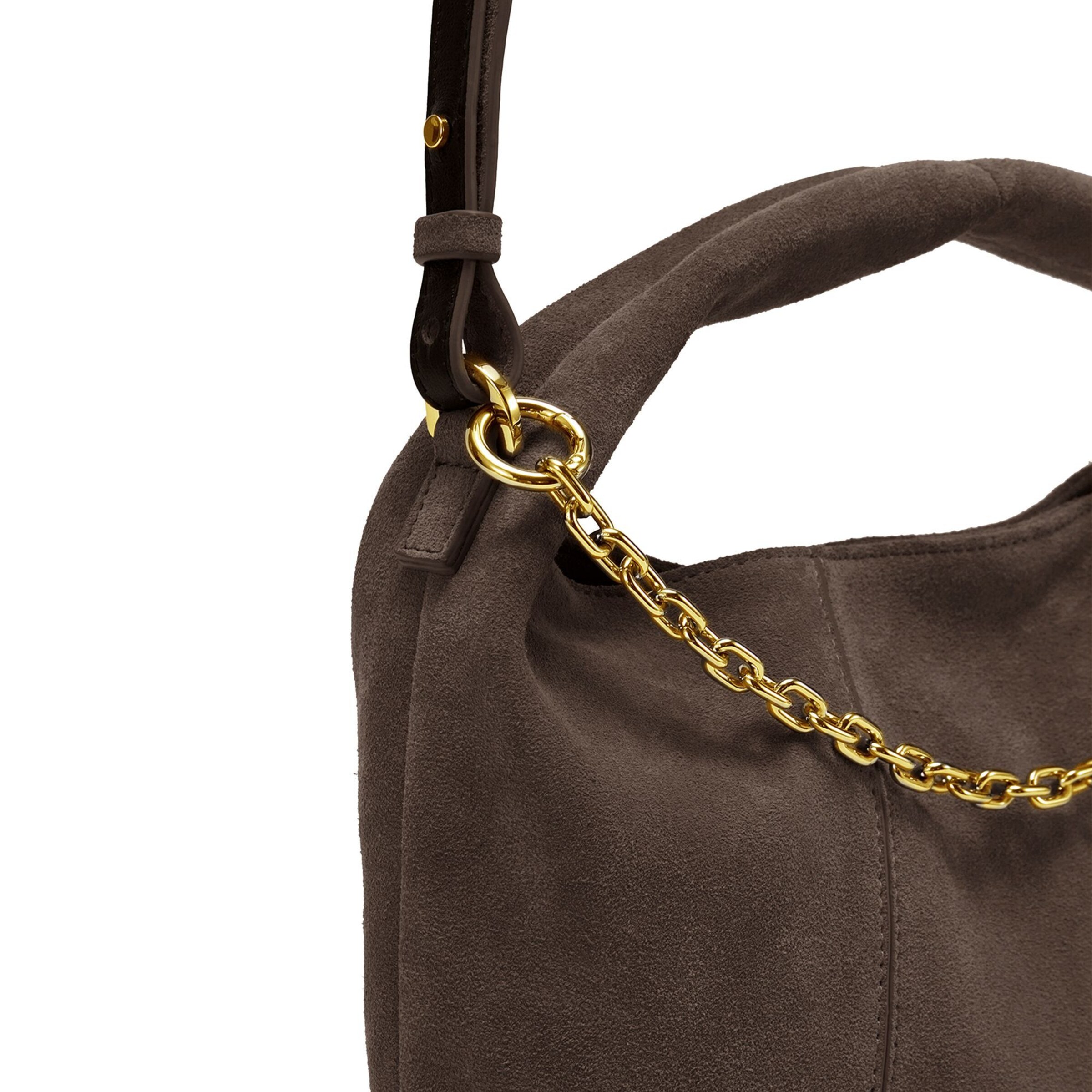 Les Visionnaires Handbag 'Sadie Cozy Chain' in Brown