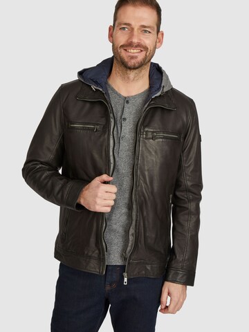 bugatti Between-Season Jacket 'BUAurelino' in Black: front