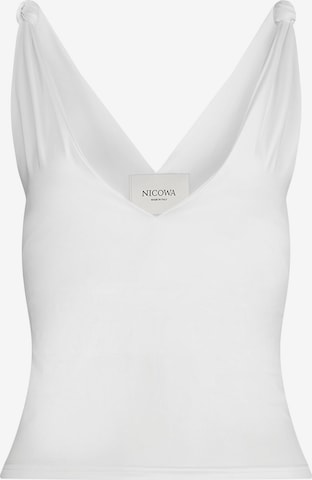 Nicowa Top 'NODOWIA' in Wit: voorkant