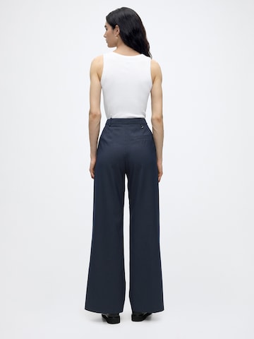 HUGO Wide leg Παντελόνι 'Hasmina' σε μπλε