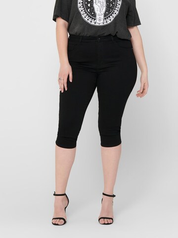 ONLY Carmakoma Skinny Jeans 'Augusta' in Schwarz: predná strana