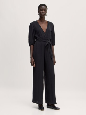 Tuta jumpsuit 'Davide' di EDITED in nero: frontale