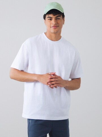 Maglietta 'Hipster' di Honest Basics in bianco: frontale