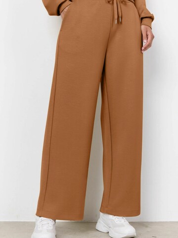 Soyaconcept Wide Leg Hose 'BANU' in Braun