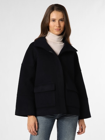 GANT Between-Seasons Coat in Black: front