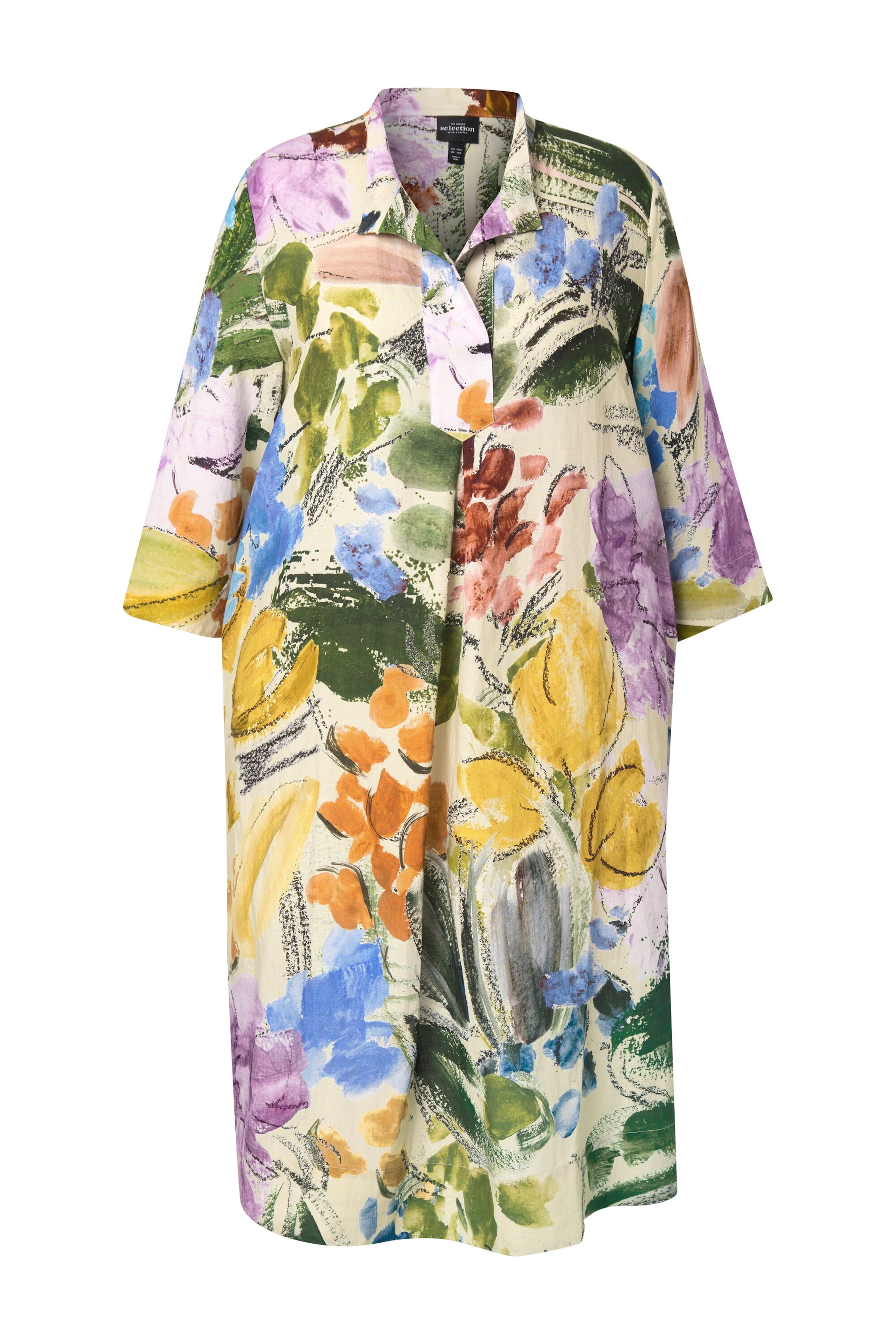 Robe Ulla Popken en mélange de couleurs : devant