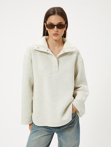 Koton Sweatshirt in Wit: voorkant