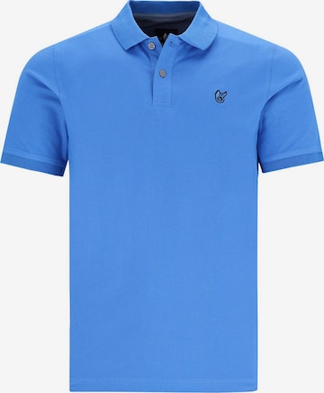 HAJO Shirt 'Basic Piqué-Poloshirt' in Blau: Vorderseite