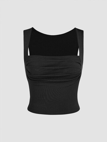 Hiccup Top in Schwarz