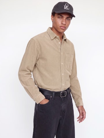 Fit confort Chemise 'JORFREDERIKSBERG' JACK & JONES en gris : devant