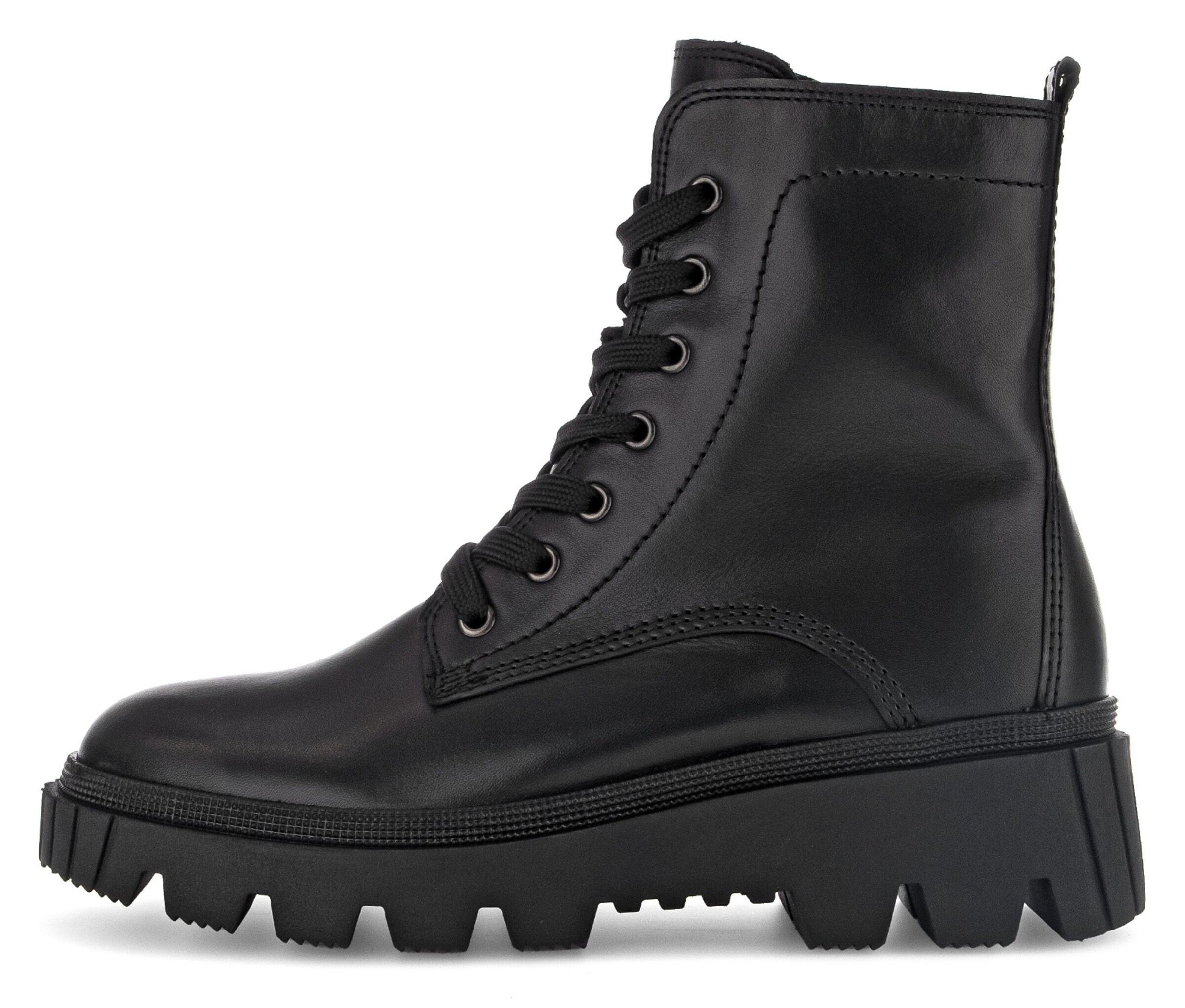 GABOR Schnürstiefelette in Schwarz