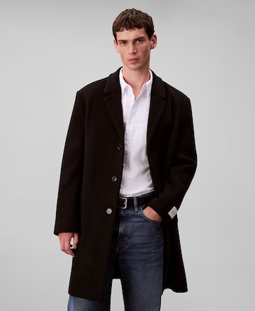 Manteau mi-saison Calvin Klein en noir : devant