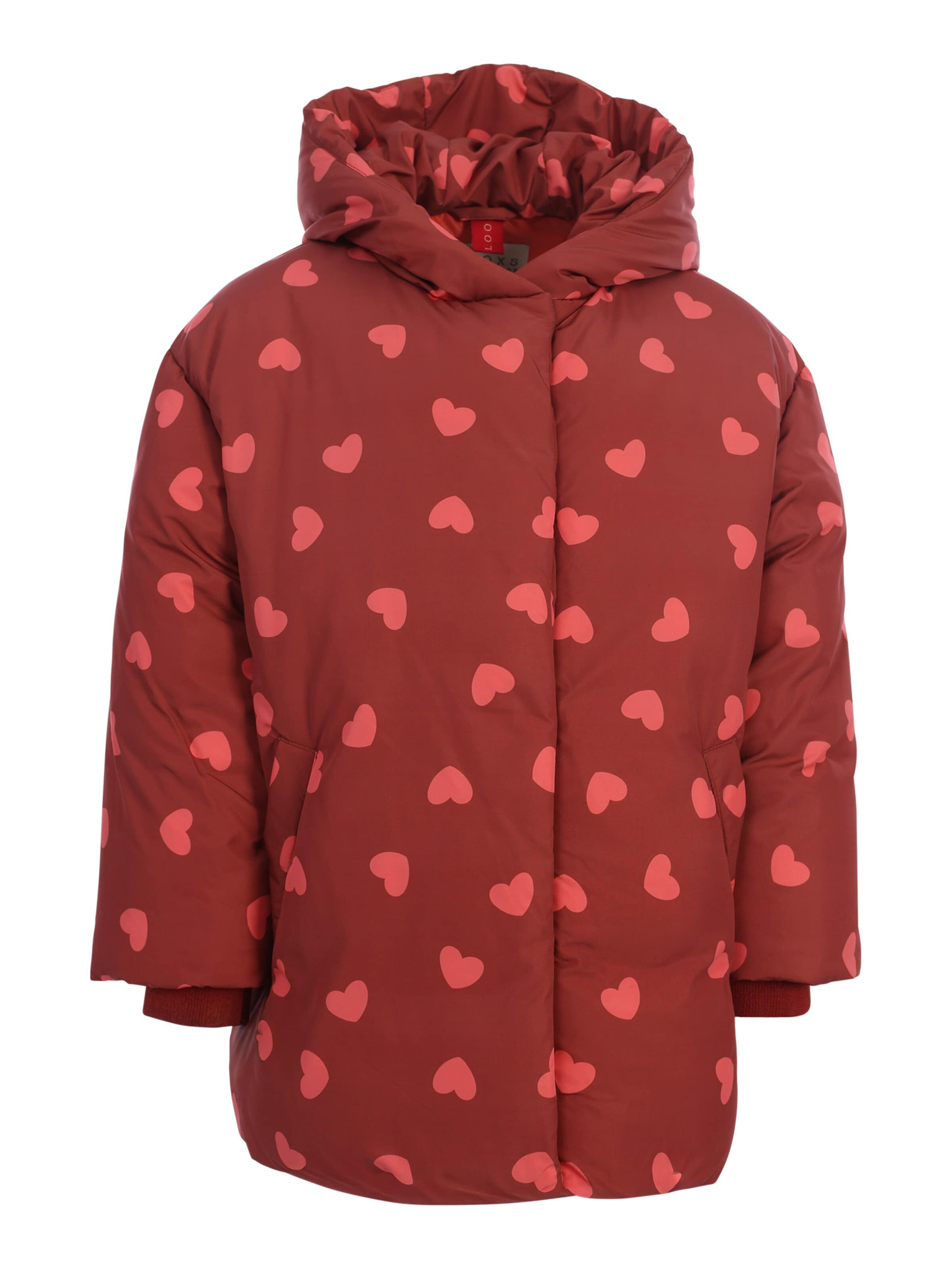 Looxs Revolution Winterjas in Bruin: voorkant