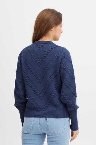 PULZ Jeans Strickjacke 'Amy' in Blau