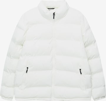 Veste mi-saison Pull&Bear en blanc : devant