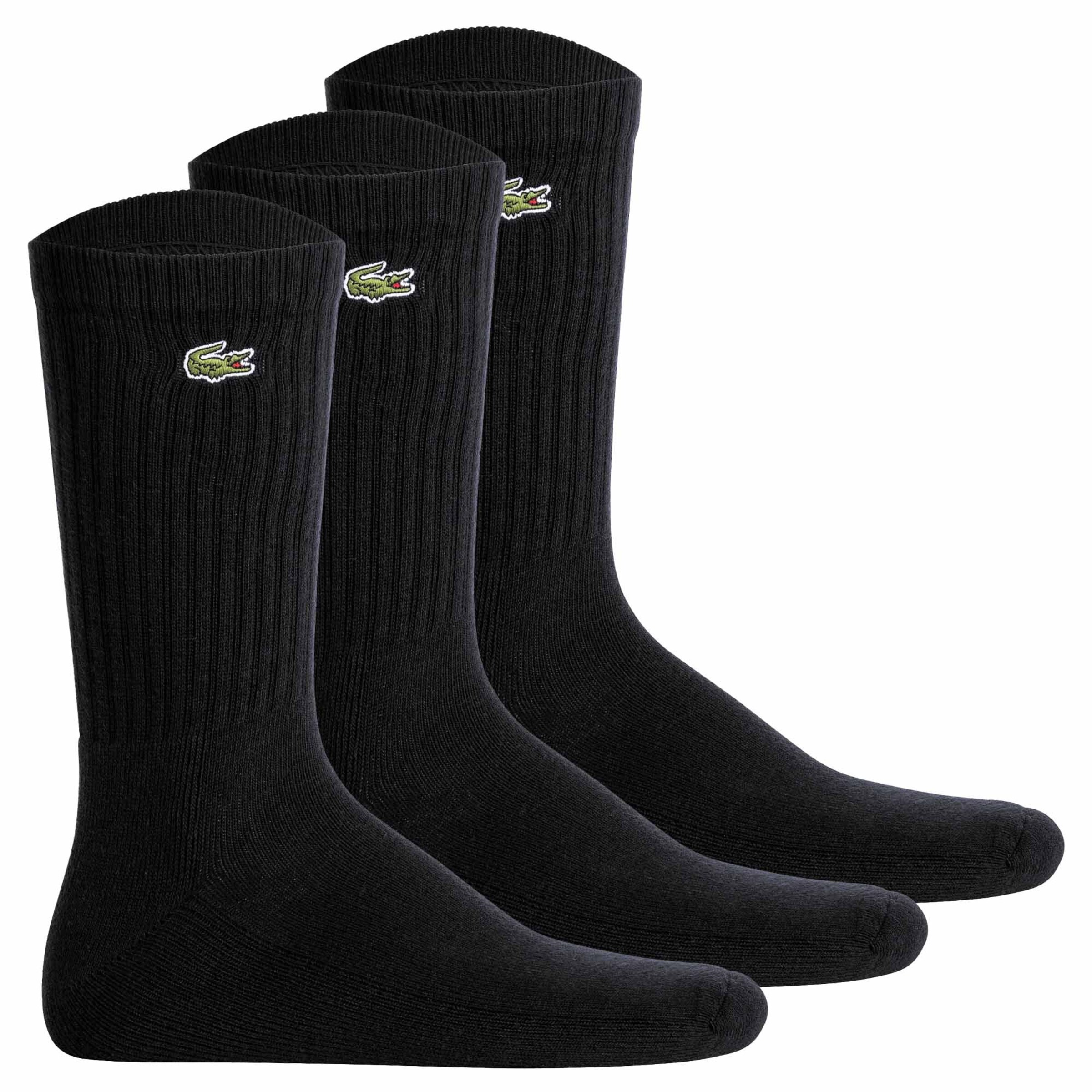 Chaussettes LACOSTE en noir