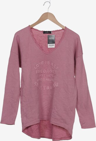 Zwillingsherz Sweatshirt & Zip-Up Hoodie in S in Pink: front