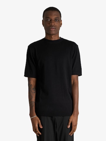 T-Shirt SSEINSE en noir : devant