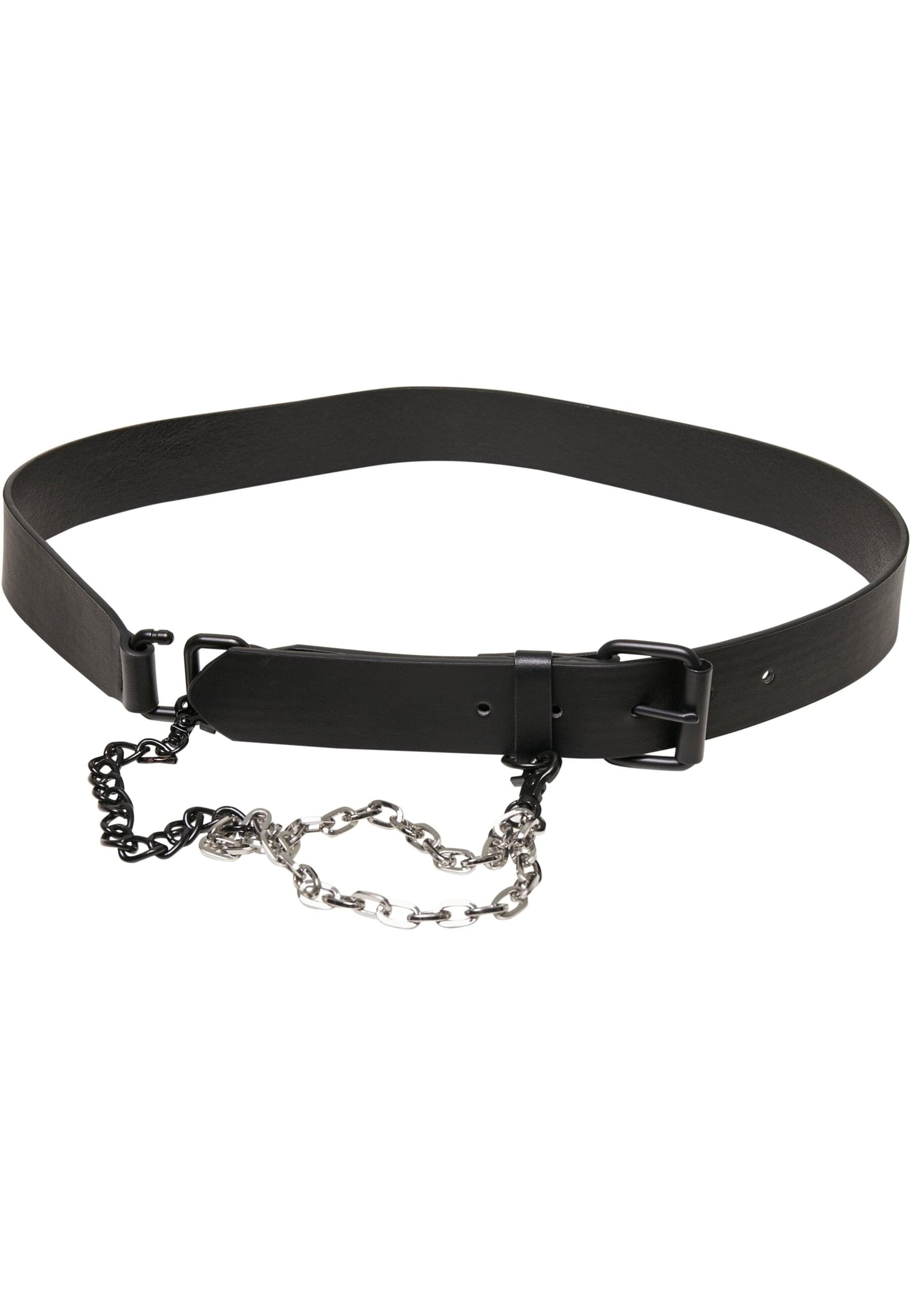 Urban Classics Belt in Black: front