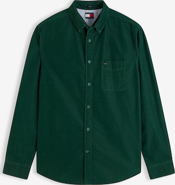 Chemise Tommy Jeans en vert : devant