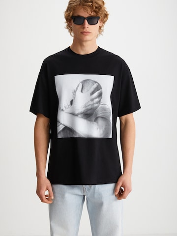 Grimelange Тениска в черно: отпред